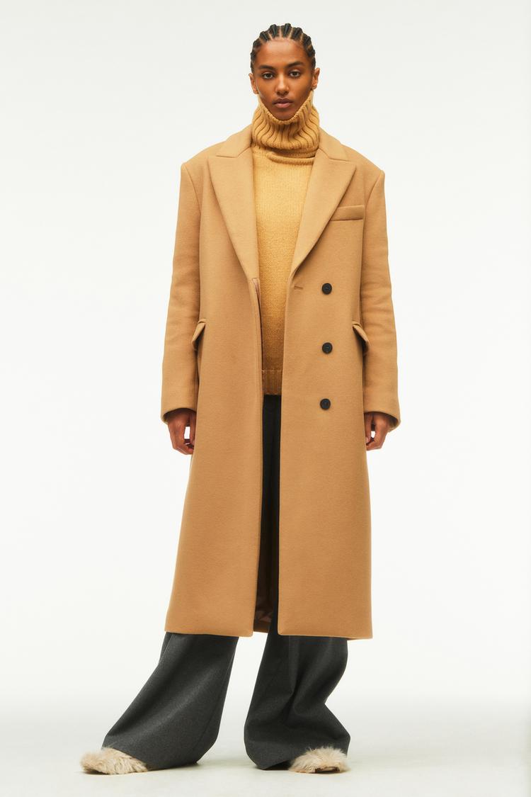 Zara Manteco Menswear outlet Style Wool Blend Coat